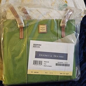 Dooney & Bourke Grass Green Small Lexington Tote
